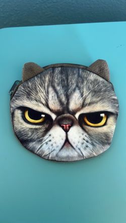 Coin pouch of a cat rare vintage