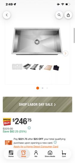 Stainless Steel Undermount Kitchen Sink
