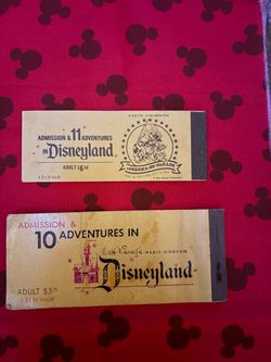 Old Disney Ticket Books