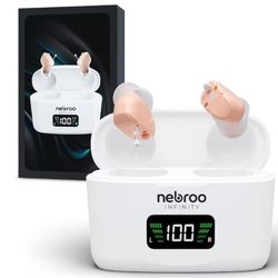 Infinity Hearing Aid & Amplifier | 4-in-1 Environment Settings | 19 Hour Battery Life