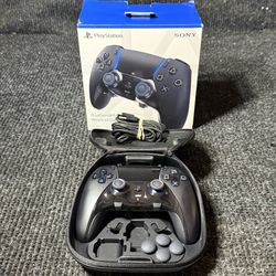Sony PlayStation 5 PS5 Dual Sense Edge Elite Controller in Box Midnight Black