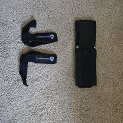 Back belt and Wrist Straps
