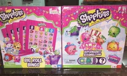 Shopkins Games Bingo & Scramble Game