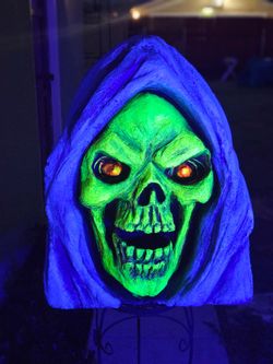 Skeletor Skull Head Sculpture Halloween Decoration
