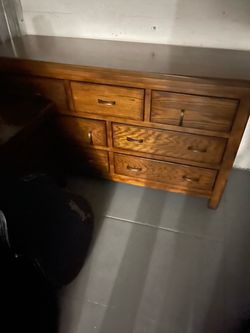 dresser and end table