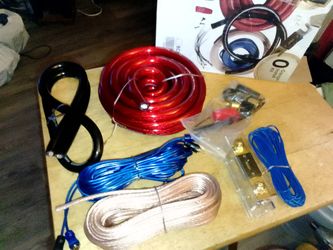 Brand New Premium Quality By Gravity Warzone 0/Gauge CCA Install Kit Power Amplifier 6000 Watts Up To 8000 Watts Peak Power