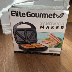 Elite Gourmet SANDWICH MAKER Model ESM-2207