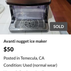 Avanti Nugget Ice Maker 