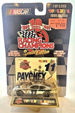 Racing Champions Brett Bodine #11 Chrome 1:64 Scale Die-cast Paychex Ford Taurus