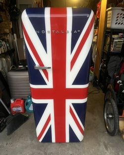 Nostalgia Union Flag 5cft Fridge