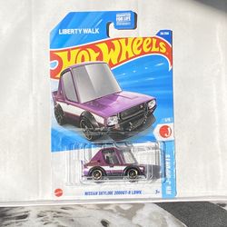 Hot Wheels Nissan Skyline 2000GT-R LBWK Liberty Walk JDM – Carded