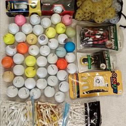 80 New Golf Clubs Plus Tees/Golf Gloves & Scoring Equipment