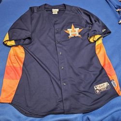 Used Houston Astros Majestic Coolbase Jersey, Men's XL 