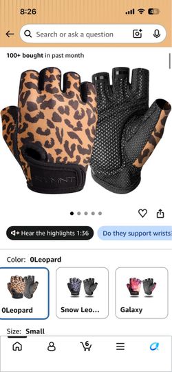 Workout gloves for women or men