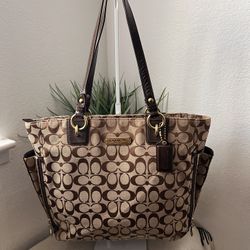 COACH Gallery Signature Zip Tote B1380-F19388