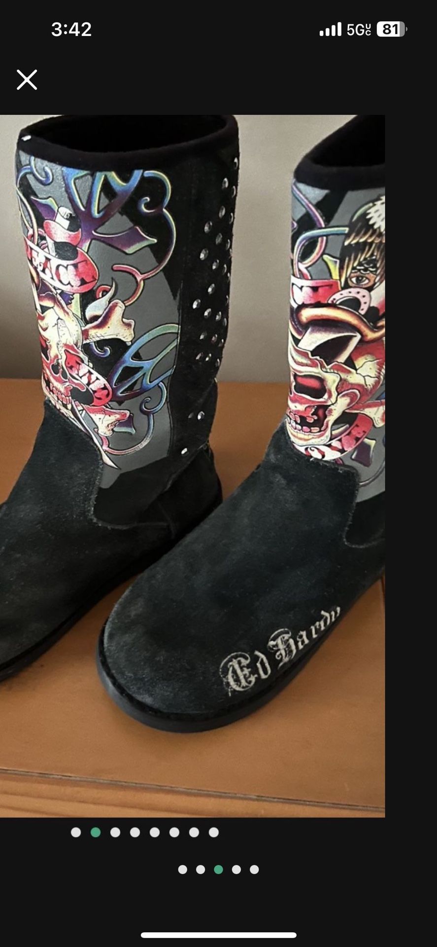 There Very Nice Boots Made By ED HARDY The Size Is 5 For Women’s 