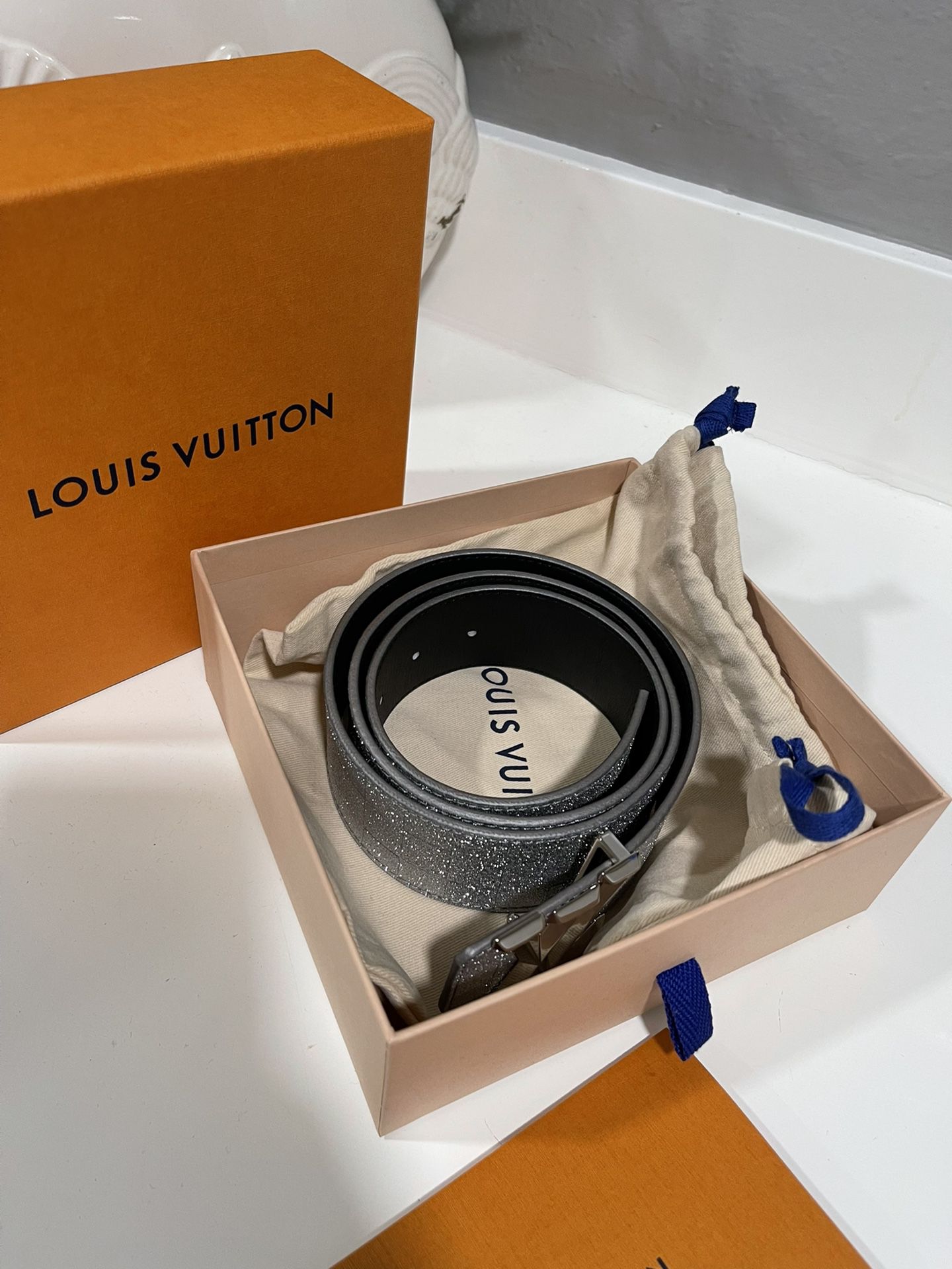 Rare Louis Vuitton Sequin Belt – Gem de la Gem
