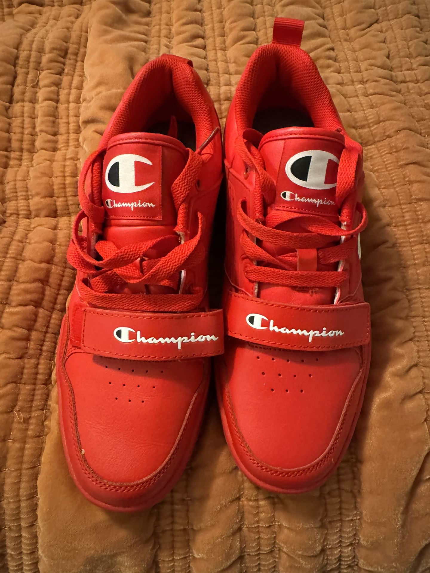 Champion 3 On 3 Low’s RED , Men's, Size: 9.5
