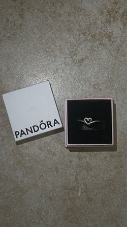 Pandora Wishbone Heart Promise Ring