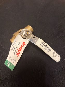 Jomar 3/4" Lead Free Brass Ball Valve