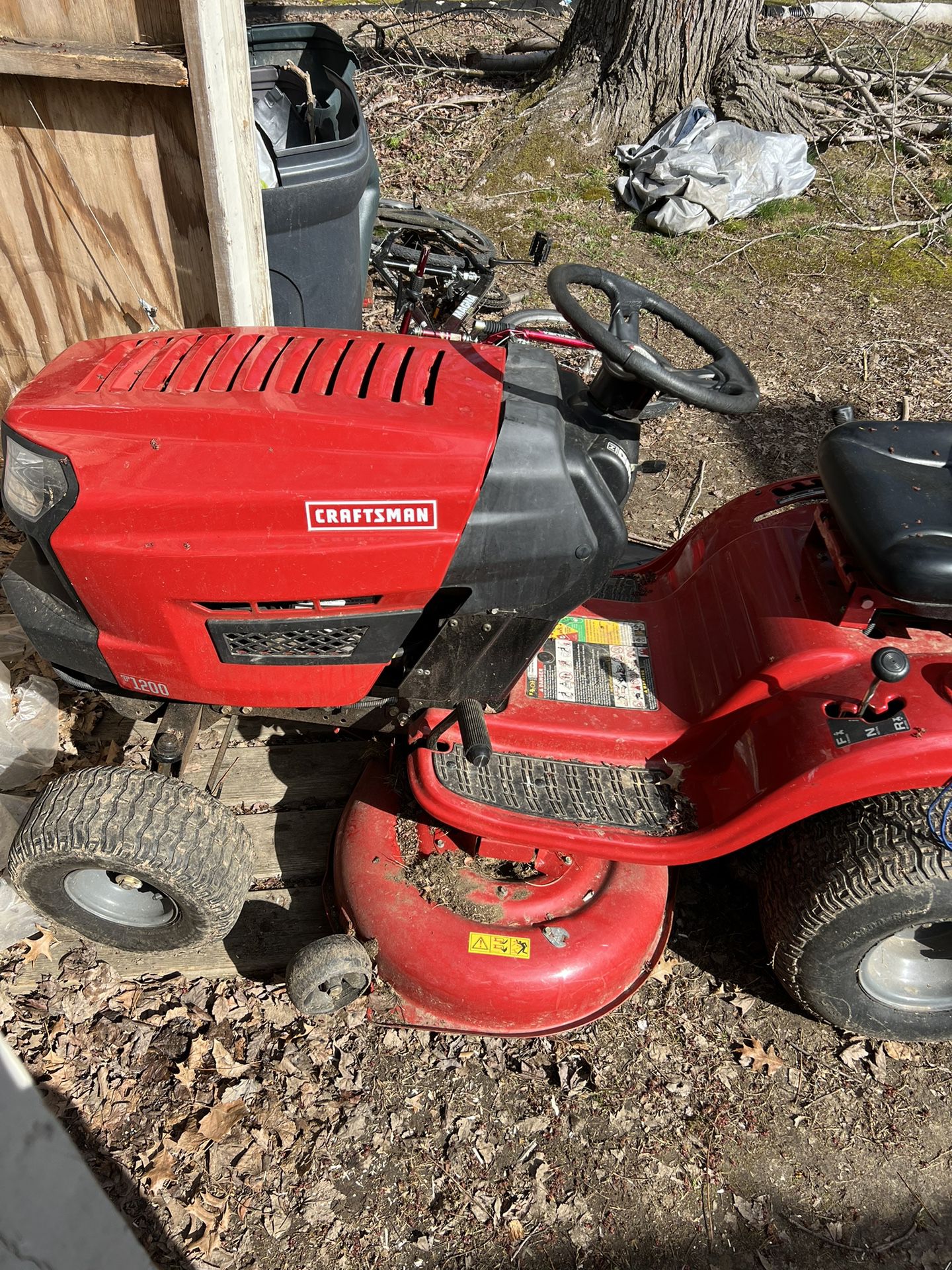 Craftsman Riding Lawn Mower Need Gone Fast