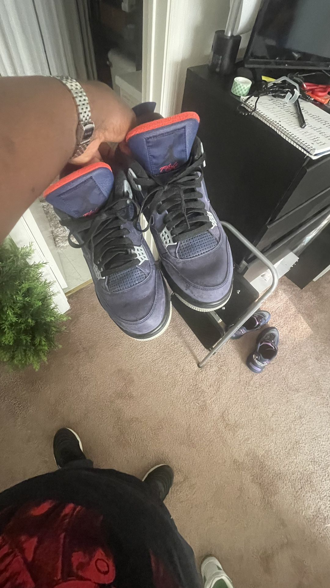 Blue Jordan Retro Shoes