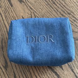 DIOR Beauty Blue Denim Cosmetics Pouch