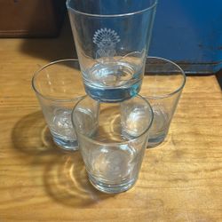 Kachina Set Of Whiskey Glasses 