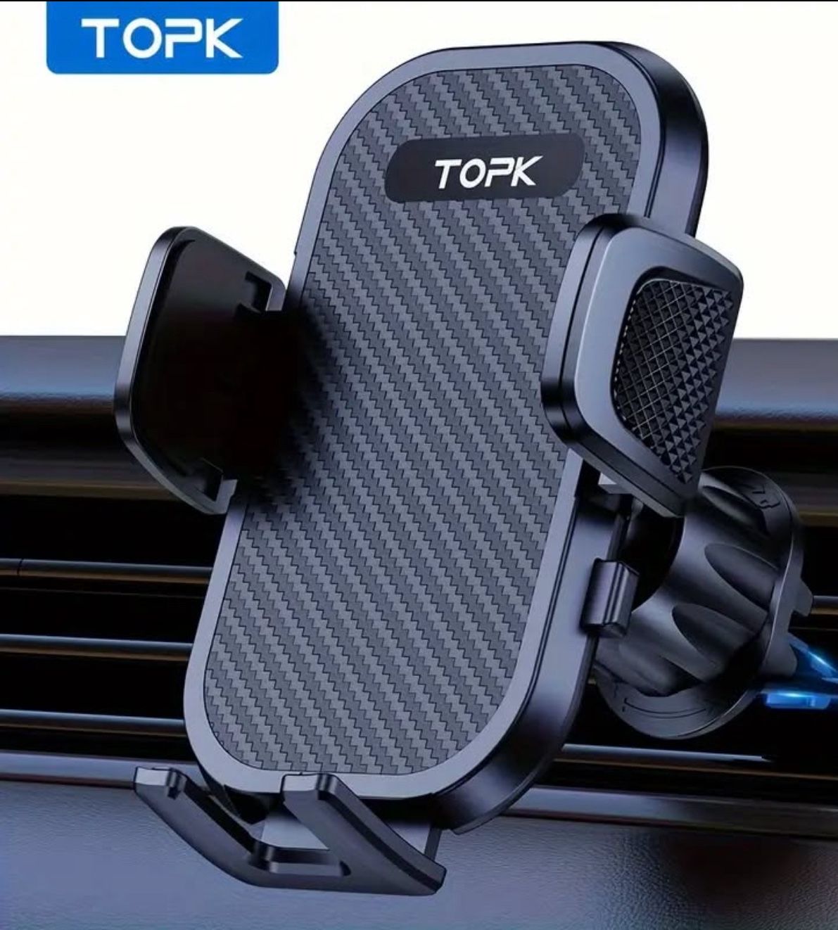 Car Phone Holder, Universal Air Vent Cell Phone Mount, Compatible with iPhone, Samsung