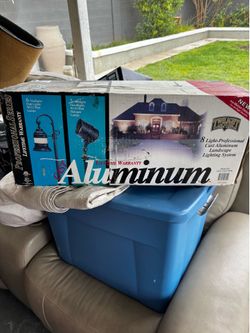 8 light professional landscape lighting system