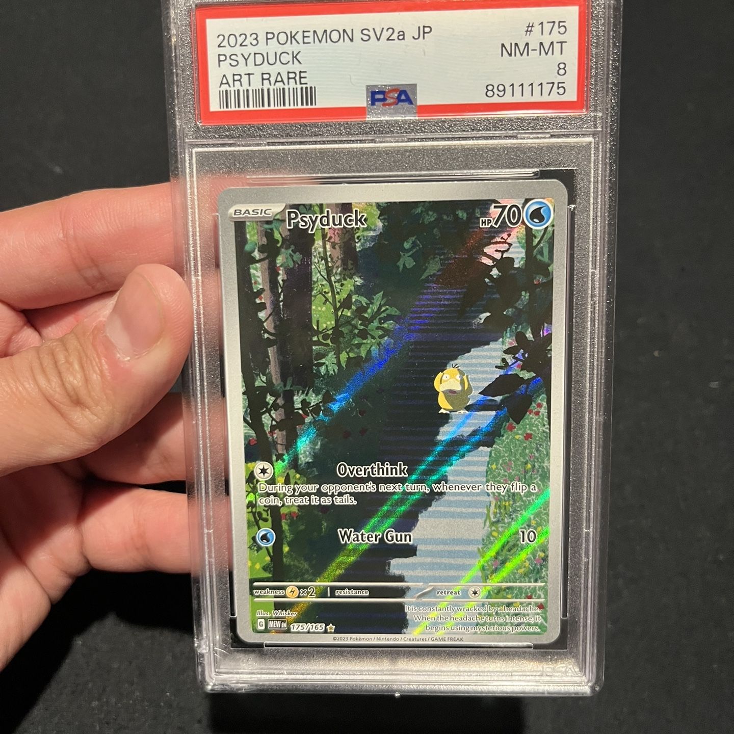 Pokemon 151 Psyduck Full Art Psa Graded Error Label for Sale