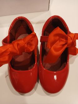 Toddler Girl  Red  Dress Shoes 