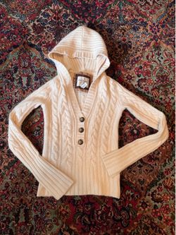 Vintage Abercrombie and Fitch Corded Wool Hoodie