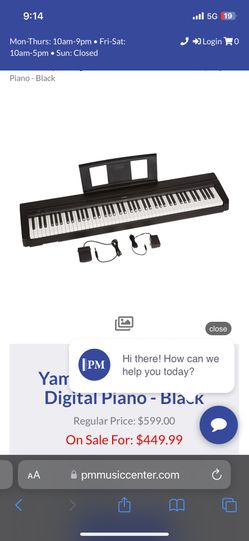 Yamaha P-71B Piano/keyboard