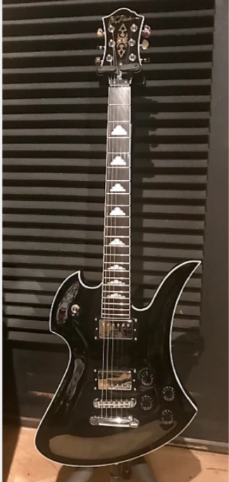 Bc rich mockingbird special black onyx with Rockfield pickups