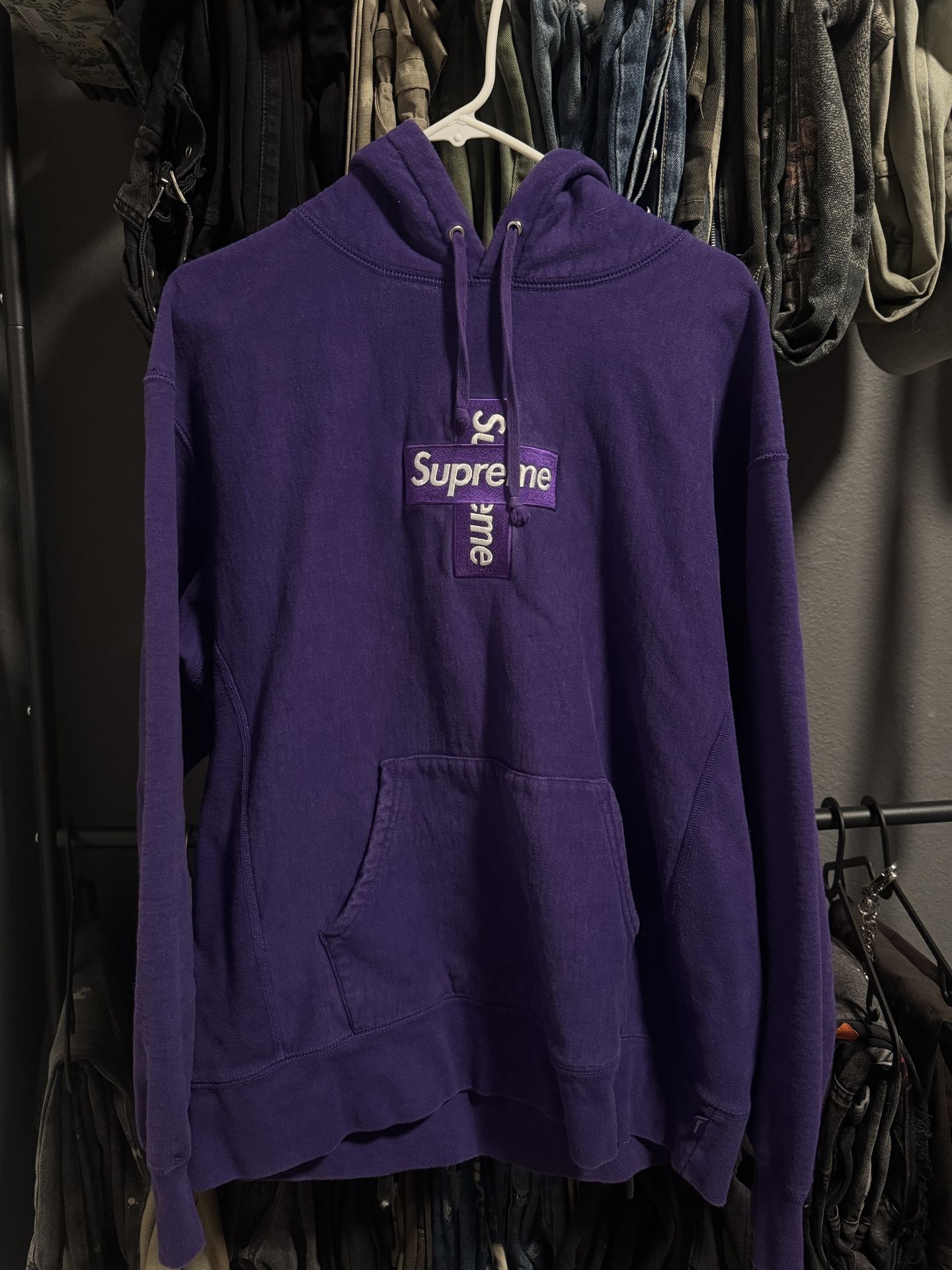 Supreme Cross Box Logo Purple 2020