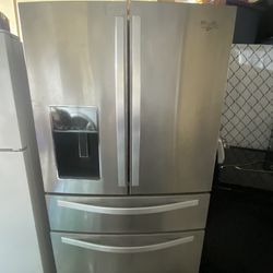 Whirlpool Stainless Steel French Door Fridge w/ Ice Water Dispenser