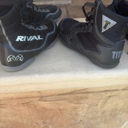 Title Boxing Shoes And Rival