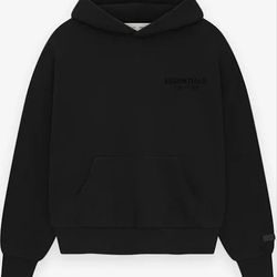 Black Essential Hoodie