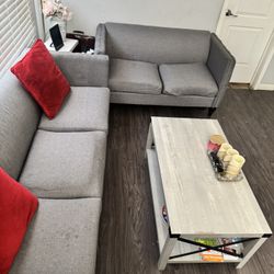 Living Room Set‼️ $250 ( 3 Sofas And Center Table) 