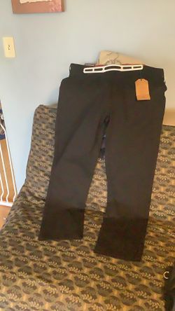 Stretch Chino Color Black Size 36/30 New With Tag 