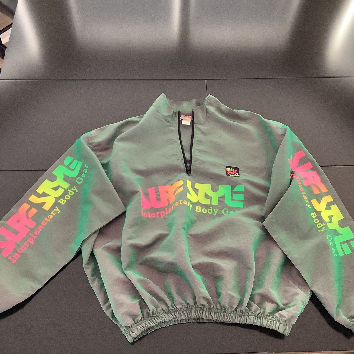 Surf Style 80s Vintage Windbreaker Jacket