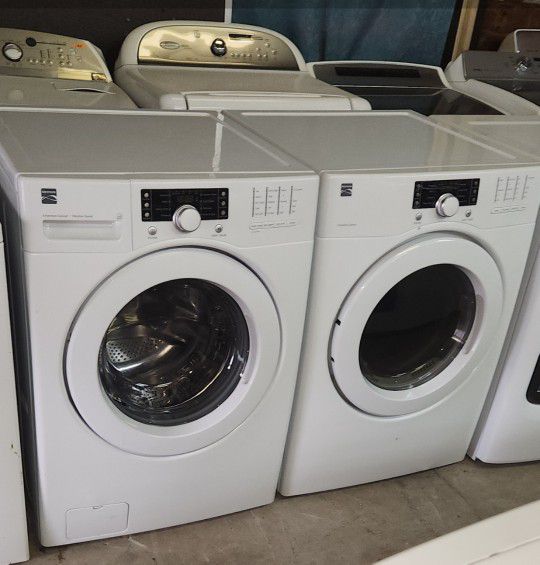 Kenmore  Front Load Washer And Dryer Set Both Works Good 60 Days Warranty 