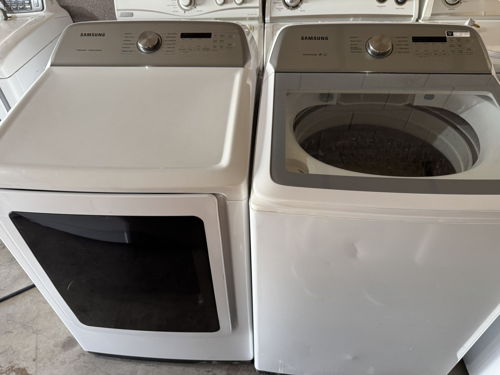 Washer And Dryer Set Samsung Electric