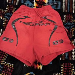 Red Hellstar Shorts(S) NFC Verified 