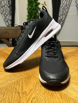 Nike Air Max Low-Top Sneakers Black White 13m
