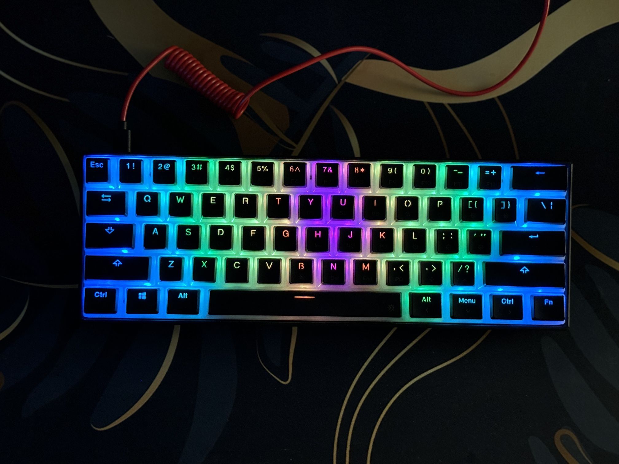 Custom Mechanical Keyboard With Optical Switches