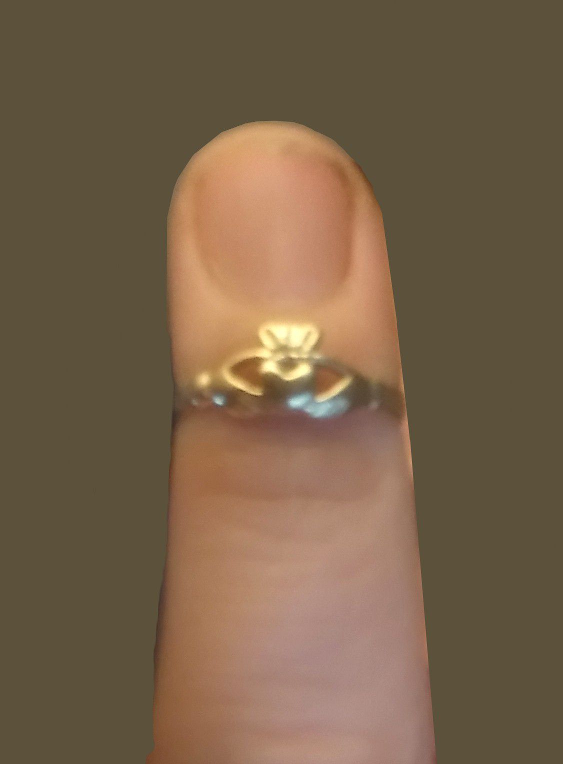 14k Gold Caddagh ring