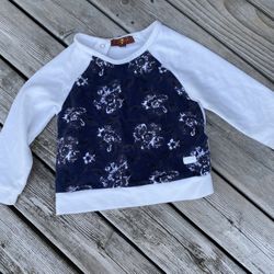 Seven 7 For All Mankind Baby Girls 18 Months Light Sweatshirt 