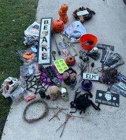 Large Halloween Decoration Bundle Lot